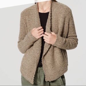 LOFT Teddy Bear Cardigan with Pockets  XS